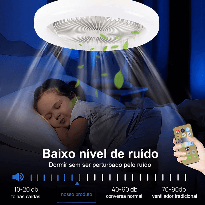 Luminária LED com Ventilador | VentMaster®