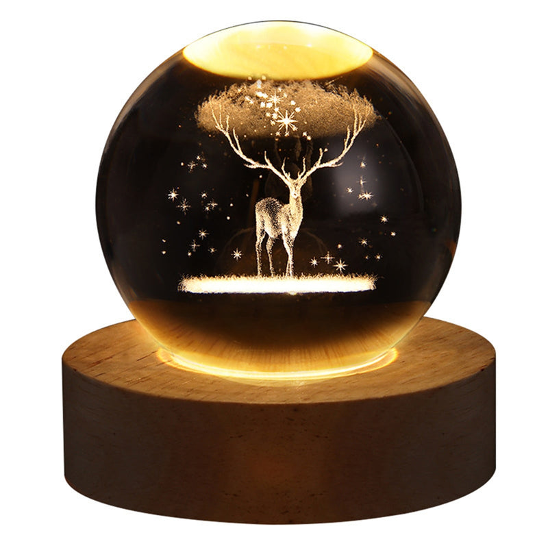 Globo Lâmpada de Cristal Romântica - Cria uma Atmosfera Acolhedora