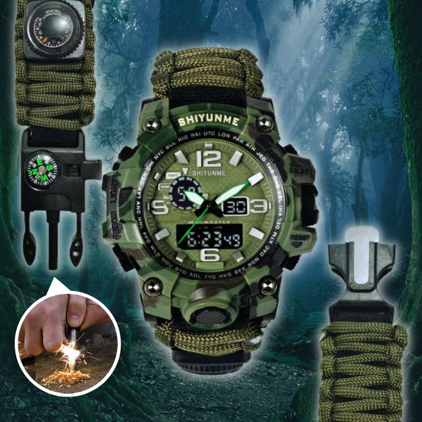 Imagem mostrando o produto Adventure Watch - Relógio Tático de Sobrevivência Original do Coisa de Outro Mundo 