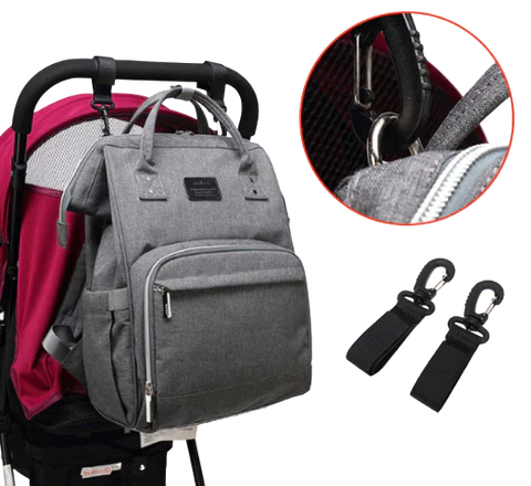Bolsa Mochila Baby Maternidade LeQueen USB