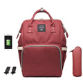 Bolsa Mochila Baby Maternidade LeQueen USB