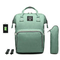 Bolsa Mochila Baby Maternidade LeQueen USB