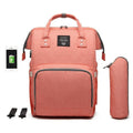 Bolsa Mochila Baby Maternidade LeQueen USB
