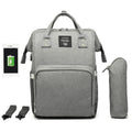 Bolsa Mochila Baby Maternidade LeQueen USB