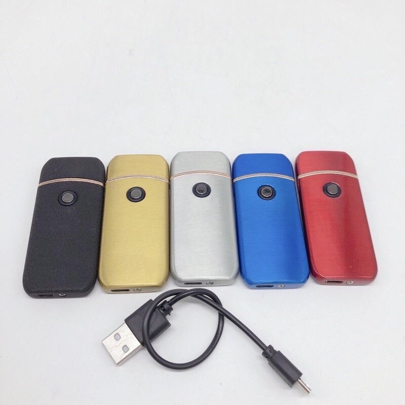Isqueiro Eletrônico Touch USB Anti-Vento: compacto, elegante e recarregável. Com design moderno, é resistente ao vento, ideal para todas as situações. Prático e durável, possui indicativo de carga LED