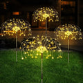 Luminária Mágica Solar Fogos de Artifício para Jardim Decoração À PROVA D'ÁGUA