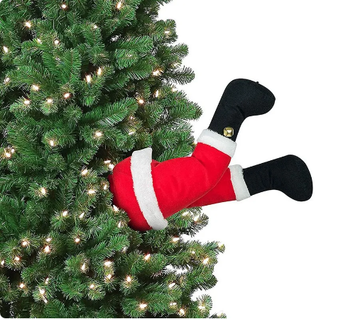 Papai Noel Entalado - Decoração Árvore de Natal