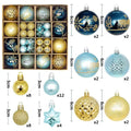 Bolas de Natal Variadas - Kit com 44 Unidades