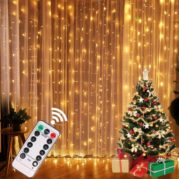 Cortina de LED | Luzes Mágicas de Natal e Casual