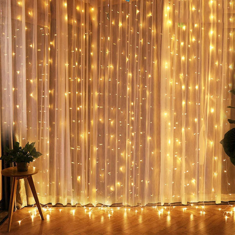 Cortina de LED | Luzes Mágicas de Natal e Casual