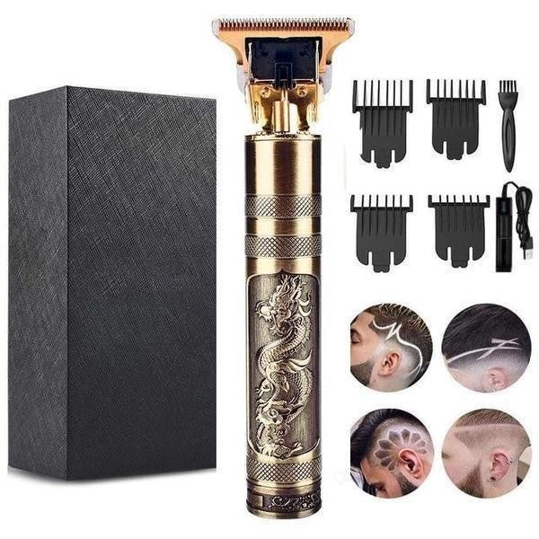Imagem mostrando o produto Barbeador Masculino Titanium Pro com 4 Pentes do Coisa de Outro Mundo 