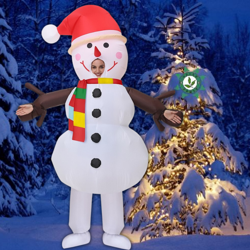 Fantasia Inflável de Natal - Adulto - Coisa de Outro Mundo