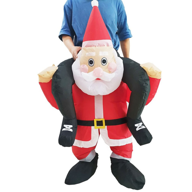 Fantasia Inflável de Natal - Adulto - Coisa de Outro Mundo
