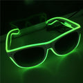 Óculos Led Neon Lente Escura Rave Balada Festa Casamento Halloween - Coisa de Outro Mundo