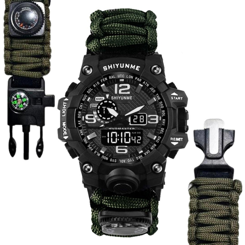 Adventure Watch - Relógio Tático de Sobrevivência Original