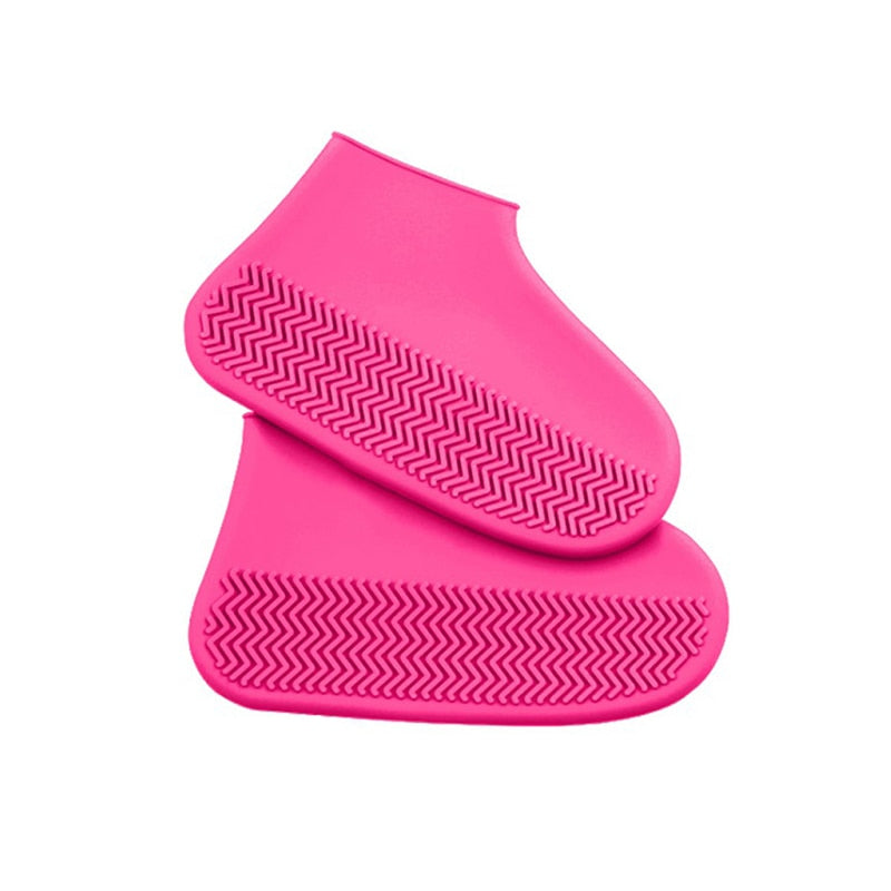 Capa de Calçados Impermeável De Silicone Protetor De Chuva Elástico