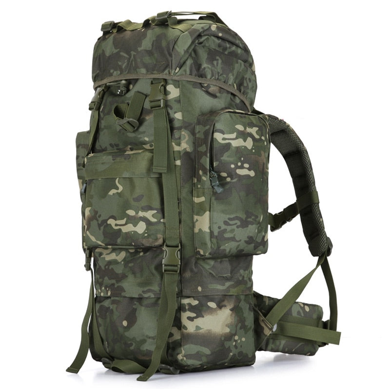 Imagem mostrando o produto Mochila Forest 70L - Militar Camuflada do Coisa de Outro Mundo 
