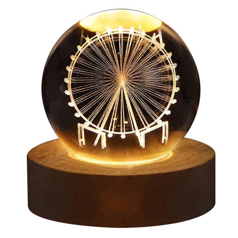 Globo Lâmpada de Cristal Romântica - Cria uma Atmosfera Acolhedora