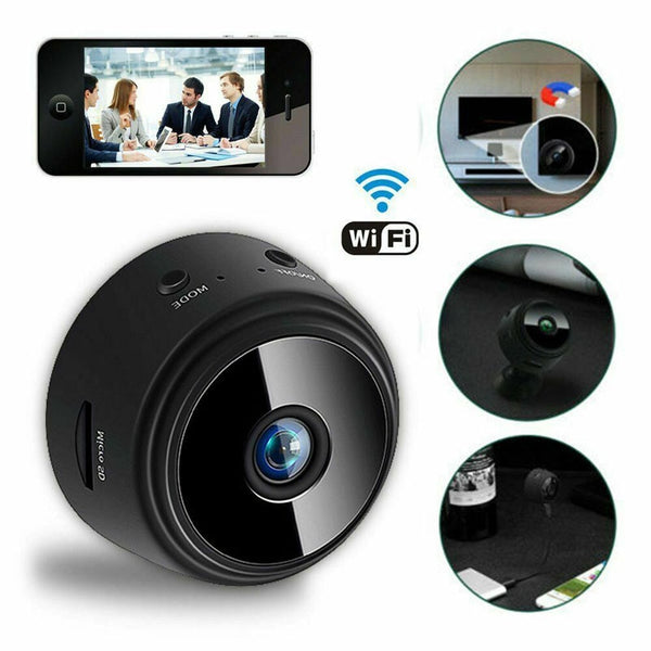 Imagem mostrando o produto Mini Câmera Sem Fio A9 para Monitoramento Remoto e Vigilância por Vídeo do Coisa de Outro Mundo 