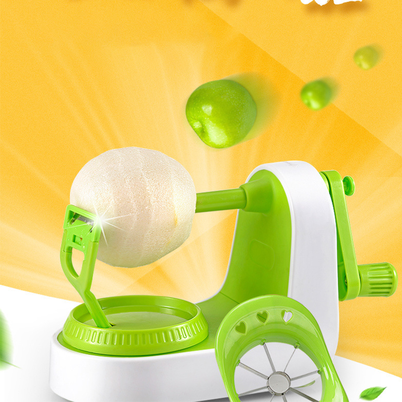 Imagem mostrando o produto Descascador de Frutas Manuais para Cozinha - Cortador e Triturador de Alimentos do Coisa de Outro Mundo 