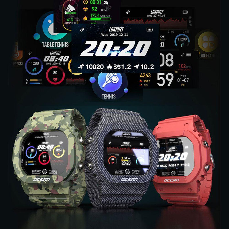 Ocean Smartwatch - Relógio Inteligente Militar IP68 - Coisa de Outro Mundo