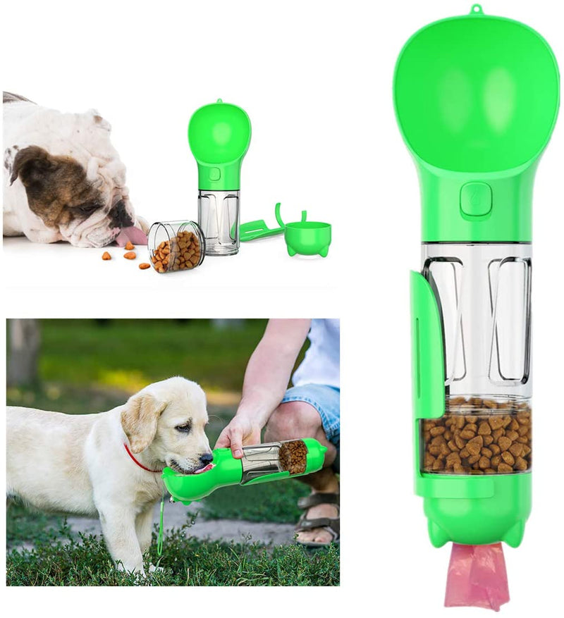 Imagem mostrando o produto Pet Babysitter - Garrafa 4 em 1 com Bebedouro Ração Porta Sacos e Pá Coletora do Coisa de Outro Mundo 