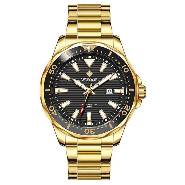 Imagem mostrando o produto Relógio Luxuoso Elegance WWOOR do Coisa de Outro Mundo 