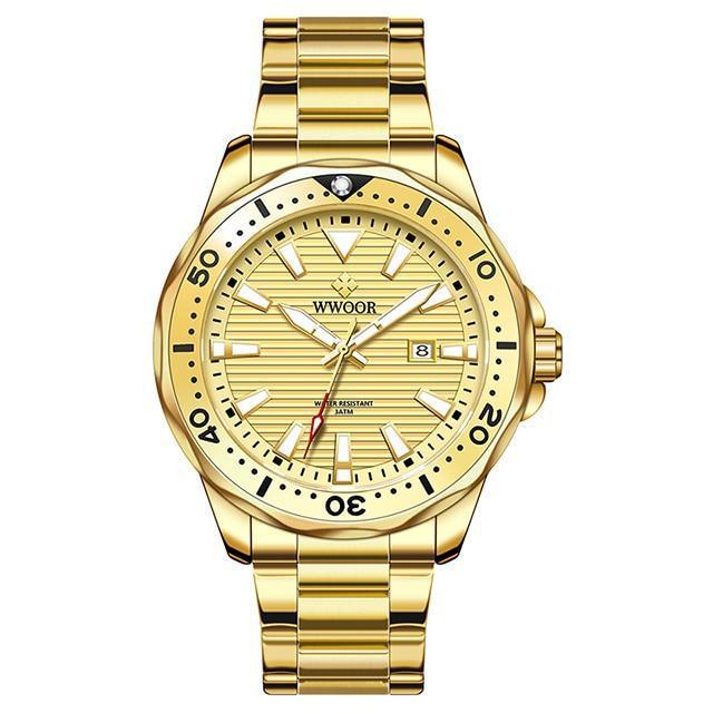 Relógio Luxuoso Elegance WWOOR - Coisa de Outro Mundo
