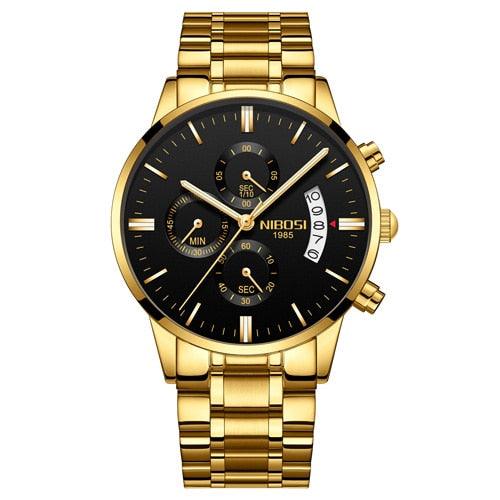Relógio Masculino Nibosi Inox Imperador