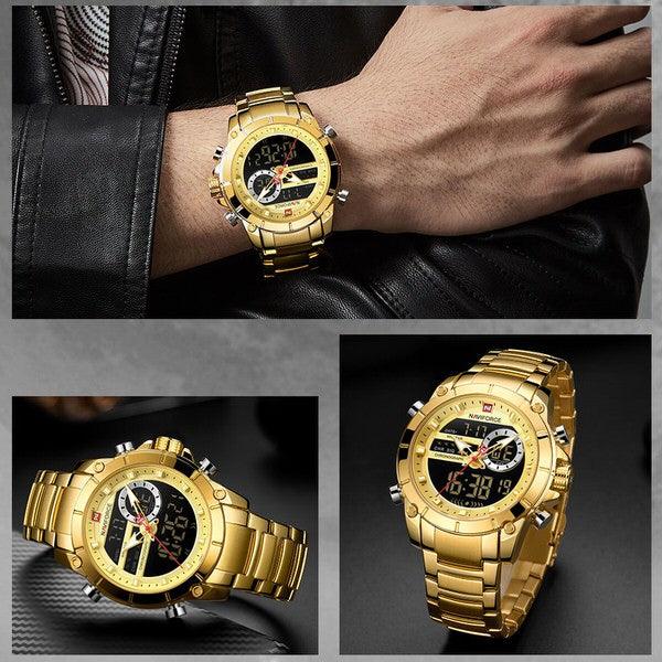 Relógio Naviforce Elegance Master Masculino - Coisa de Outro Mundo