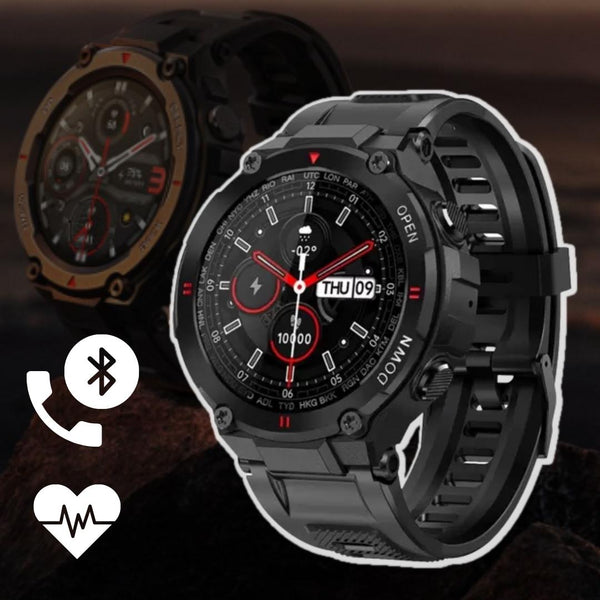 Imagem mostrando o produto Smartwatch Action Pro 22 nova geração IP67 Bluetooth Tela IPS 1.28" Bateria 400mAh do Coisa de Outro Mundo 