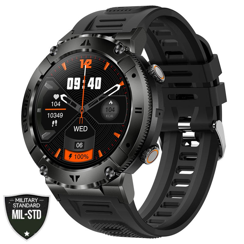 Smartwatch Strong Titan Chamadas Bluetooth Modos Esporte Tela IPS 1.32" Monitor Cardíaco