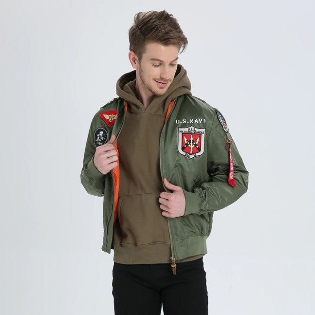 Jaqueta Bomber Estilo Top Gun 2022 - Edição Limitada ⭐ - Coisa de Outro Mundo
