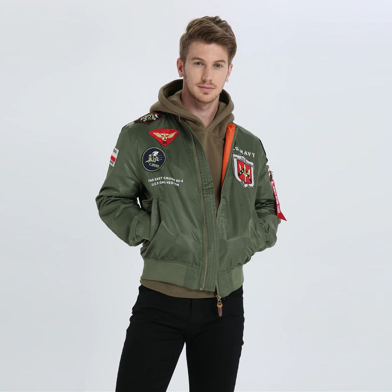 Jaqueta Bomber Estilo Top Gun 2022 - Edição Limitada ⭐ - Coisa de Outro Mundo
